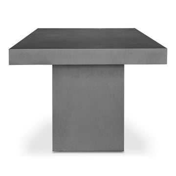 Antonius  Dark Grey Outdoor Dining Table - Ornate Home