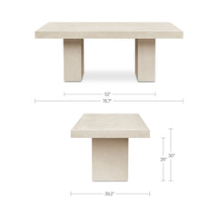 Antonius Terrazzo Outdoor Dining Table - Ornate Home