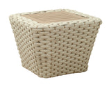 Antul White & Natural Outdoor Coffee Table - Ornate Home