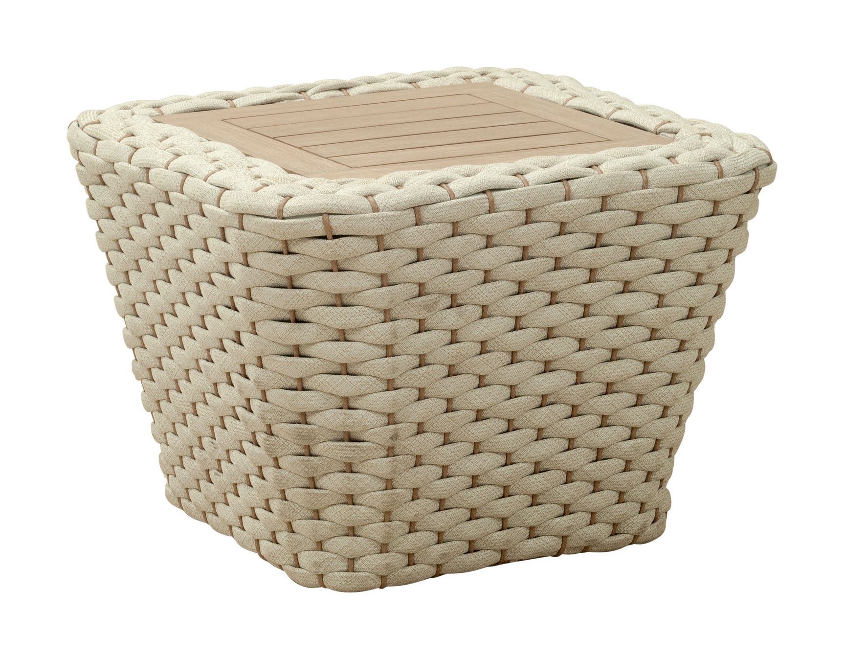 Antul White & Natural Outdoor Coffee Table - Ornate Home