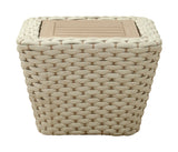 Antul White & Natural Outdoor Coffee Table - Ornate Home