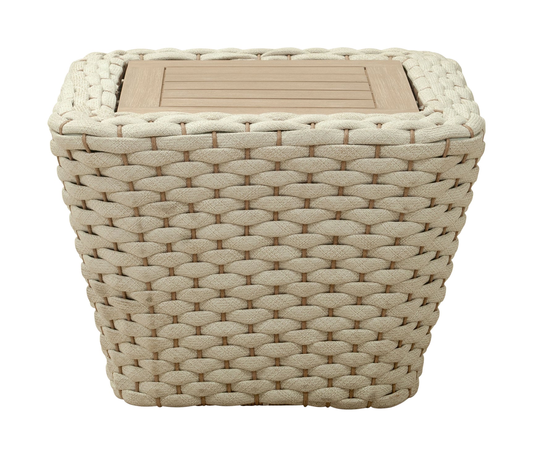 Antul White & Natural Outdoor Coffee Table - Ornate Home