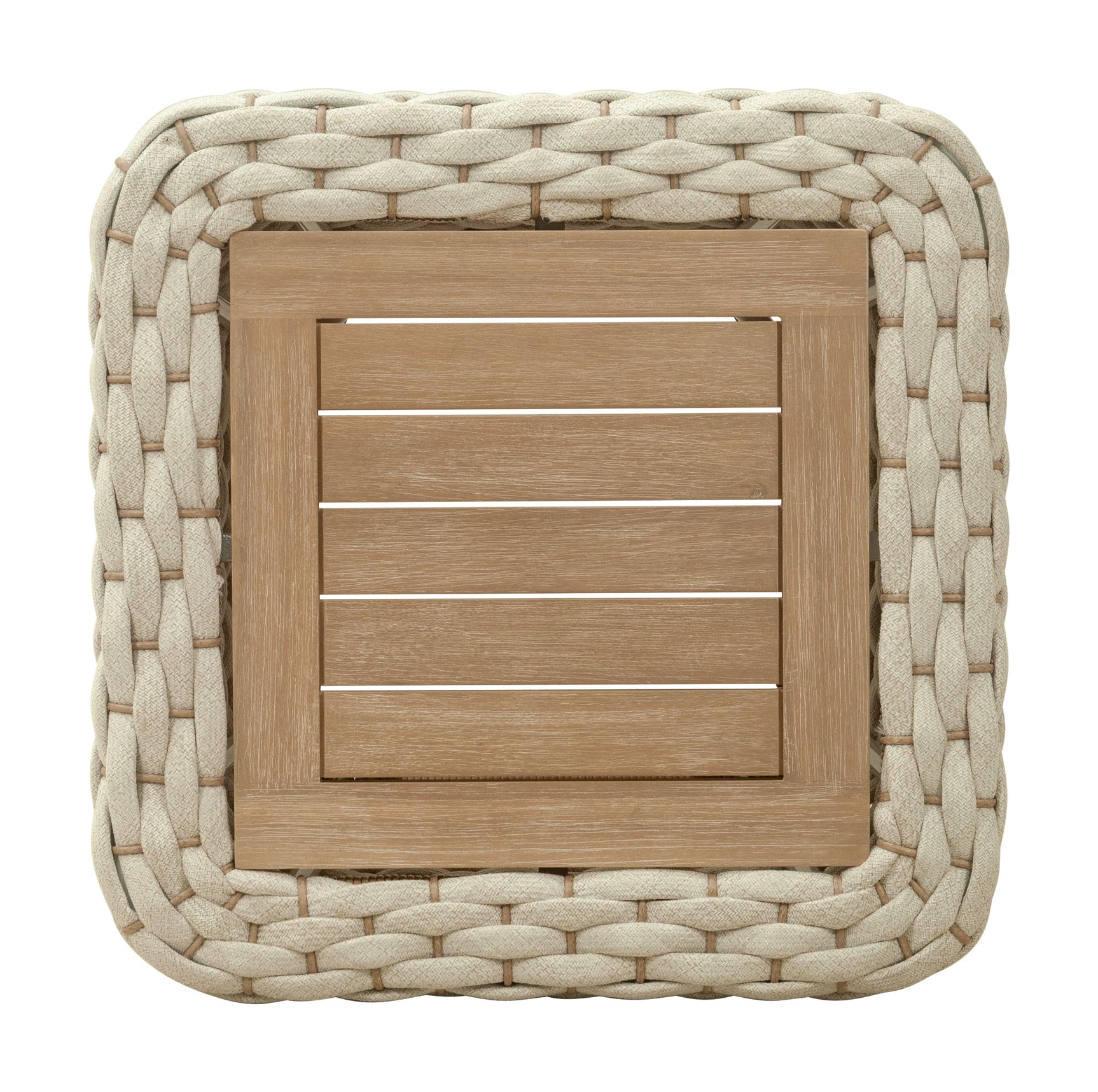 Antul White & Natural Outdoor Coffee Table - Ornate Home