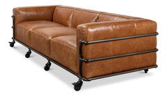 Antwerp Brown Sofa - Ornate Home