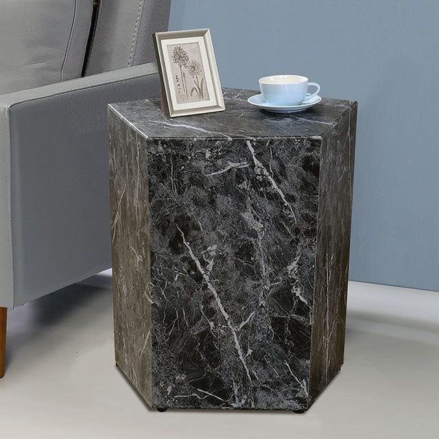 Anuja Black Side Table - Ornate Home