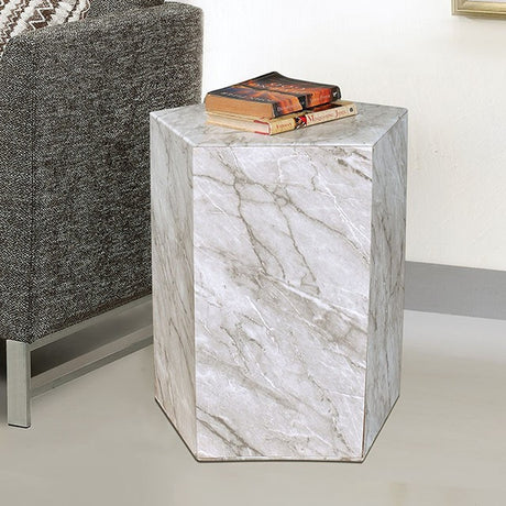 Anuja White Side Table - Ornate Home