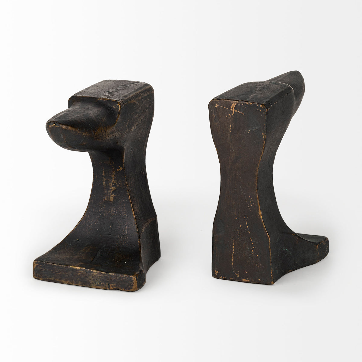 Anvilia Black/Gold Anvil Shaped Bookends (Set of 2) - Ornate Home