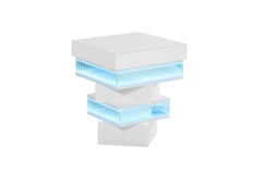 Anwar White End Table - Ornate Home
