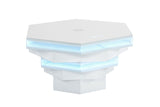 Anwar White Rectangular Cocktail Table - Ornate Home