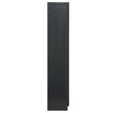 Anwen Black/Oak Solid Wood and Glass Display Cabinet - Ornate Home