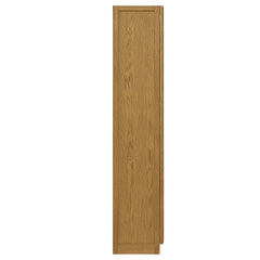 Anwen Oak Solid Wood and Glass Display Cabinet - Ornate Home