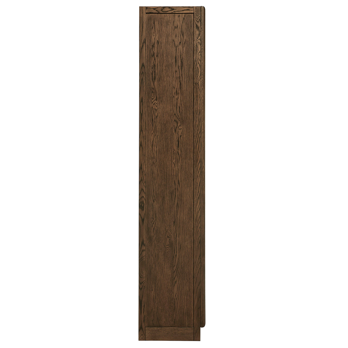 Anwen Walnut Solid Wood and Glass Display Cabinet - Ornate Home