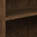 Anwen Walnut Solid Wood and Glass Display Cabinet - Ornate Home