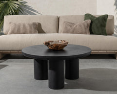 Anzio Black Outdoor Coffee Table - Ornate Home