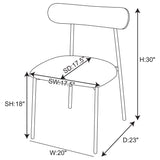 Anzio White Side Chair (Set of 2) - Ornate Home