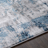 Apas Abstract Blue Area Rug - Ornate Home