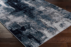 Apas Abstract Blue Area Rug - Ornate Home