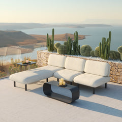 Aperto Beige Chaise - Ornate Home