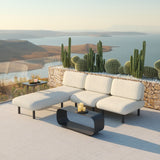 Aperto Beige Outdoor Accent Chair - Ornate Home
