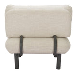 Aperto Beige Outdoor Accent Chair - Ornate Home