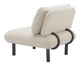 Aperto Beige Outdoor Accent Chair - Ornate Home