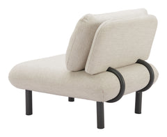 Aperto Beige Outdoor Accent Chair - Ornate Home