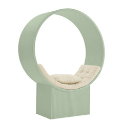 Aperture Sage/Ivory Round Alcove Accent Chair - Ornate Home