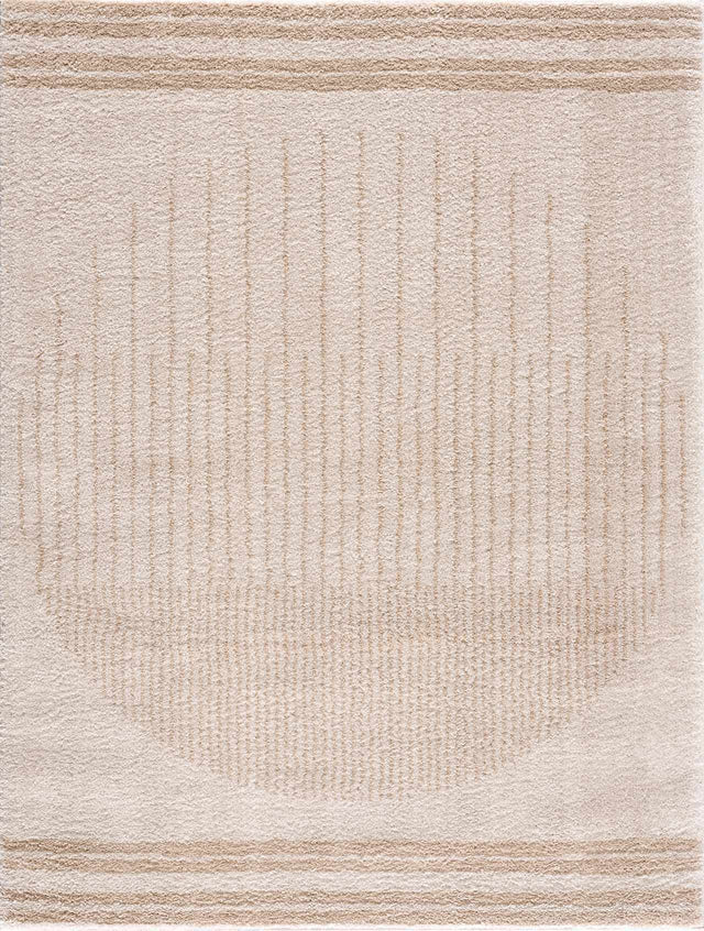 Apichu Beige Washable Area Rug - Ornate Home