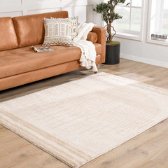 Apichu Beige Washable Area Rug - Ornate Home