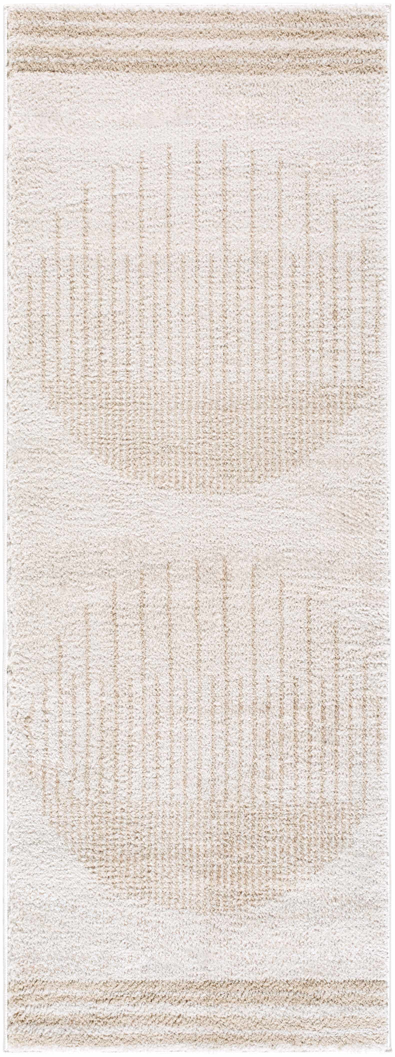 Apichu Beige Washable Area Rug - Ornate Home