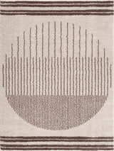 Apichu Brown Washable Area Rug - Ornate Home