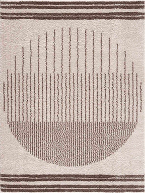 Apichu Brown Washable Area Rug - Ornate Home