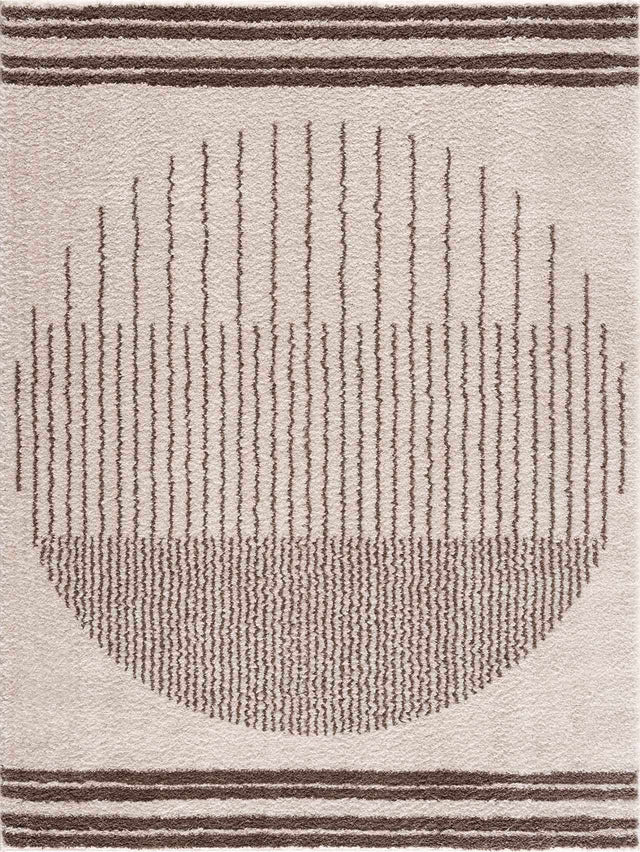 Apichu Brown Washable Area Rug - Ornate Home