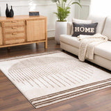 Apichu Brown Washable Area Rug - Ornate Home