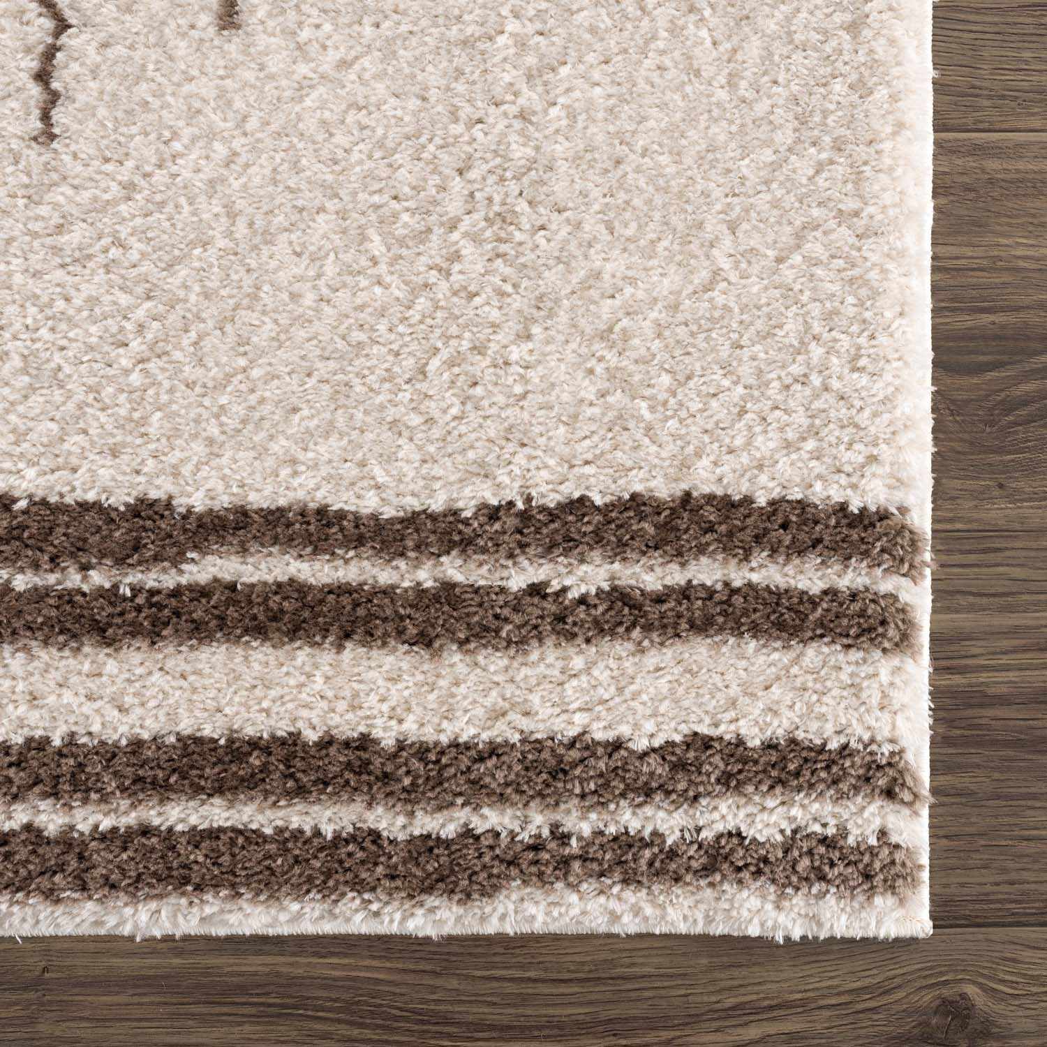 Apichu Brown Washable Area Rug - Ornate Home