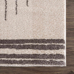 Apichu Charcoal Washable Area Rug - Ornate Home