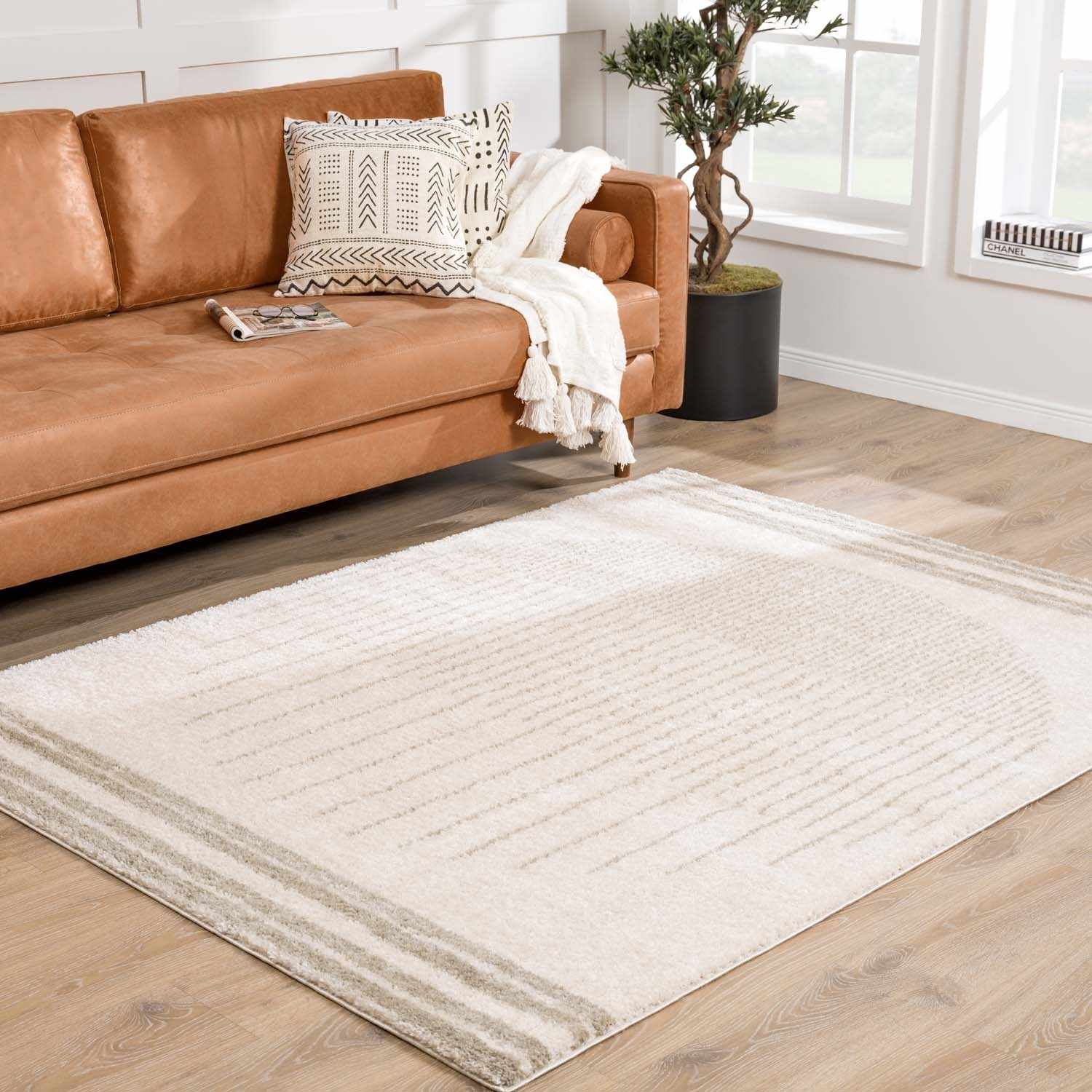 Apichu Gray Washable Area Rug - Ornate Home