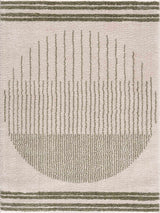 Apichu Green Washable Area Rug - Ornate Home