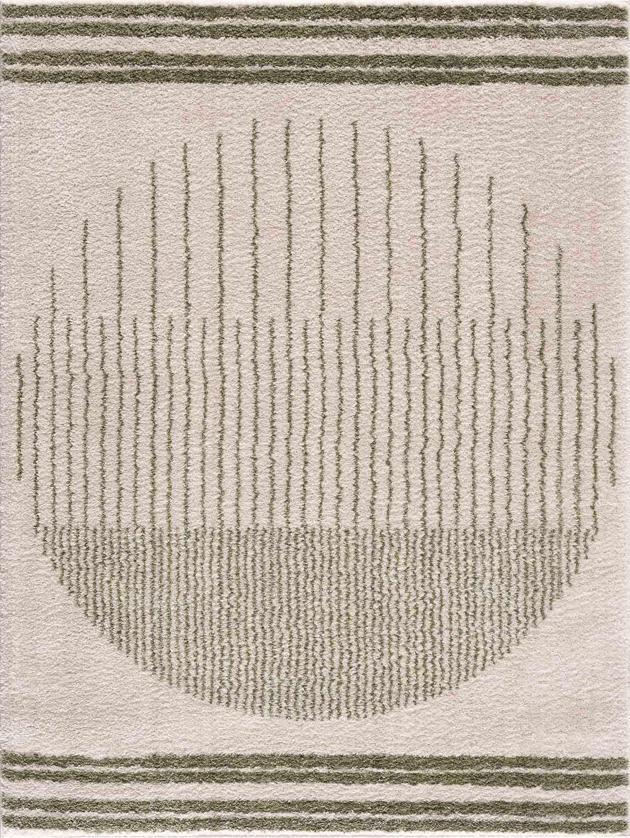 Apichu Green Washable Area Rug - Ornate Home