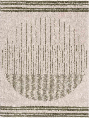Apichu Green Washable Area Rug - Ornate Home