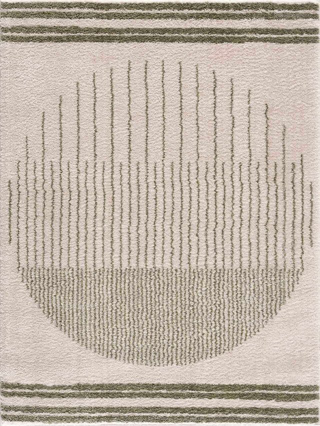 Apichu Green Washable Area Rug - Ornate Home