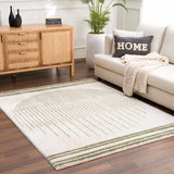 Apichu Green Washable Area Rug - Ornate Home