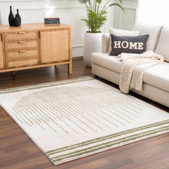 Apichu Green Washable Area Rug - Ornate Home