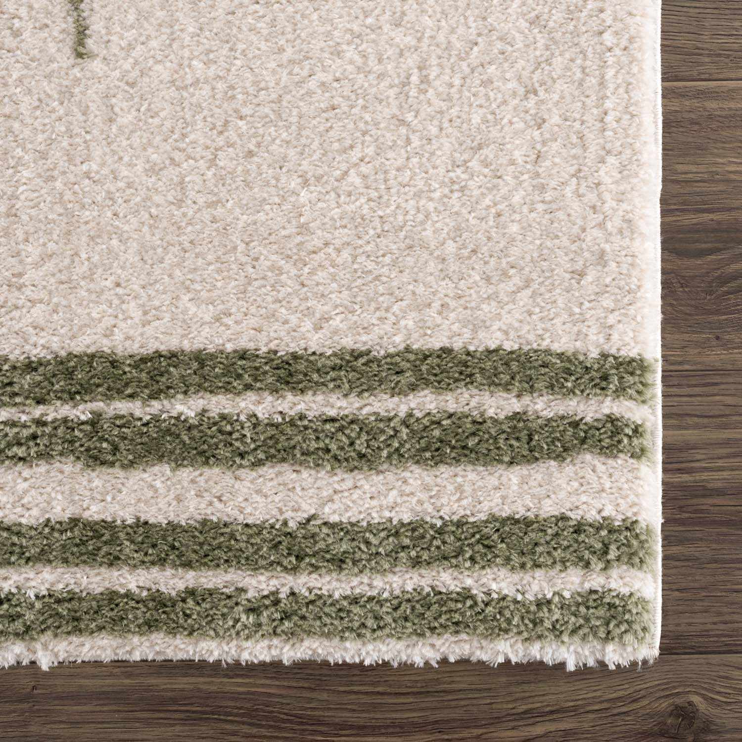 Apichu Green Washable Area Rug - Ornate Home