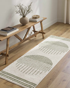 Apichu Green Washable Area Rug - Ornate Home