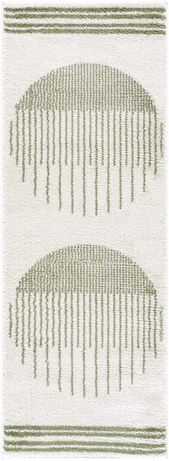 Apichu Green Washable Area Rug - Ornate Home
