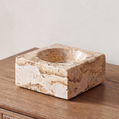 Apollo Beige Panther Stone Marble Catchall - Ornate Home