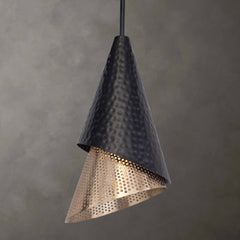 Apollo Black/Gold 1 Light Mini Pendant - Ornate Home