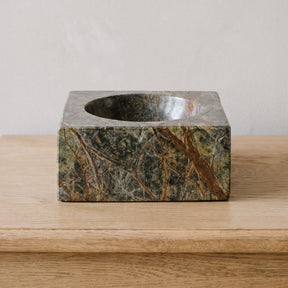 Apollo Green Rainforest Marble Catchall - Ornate Home