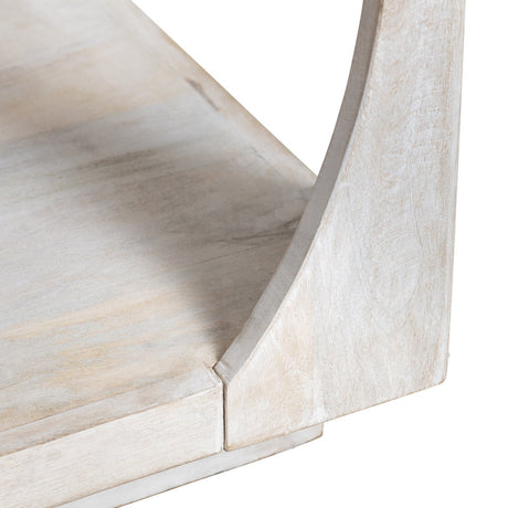 Apollo Tan/White End Table - Ornate Home